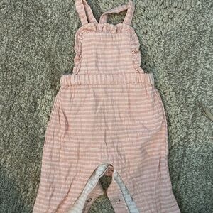 Zara Kids Pink Striped Romper